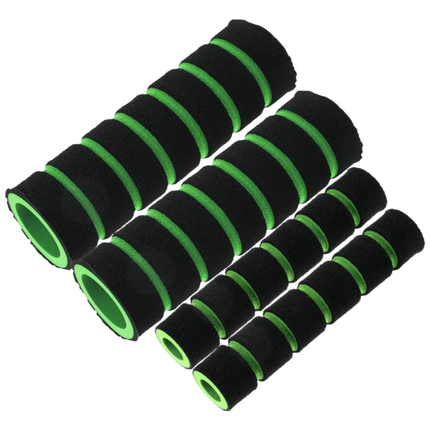 Empuñaduras de manillar de 4 Uds., empuñaduras de freno, funda de mango de motocicleta, empuñaduras de esponja antideslizantes para ciclismo
