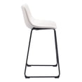 thumbnail image 3 of ZUO Smart Bar Chair (Set of 2) Distressed White, 3 of 11