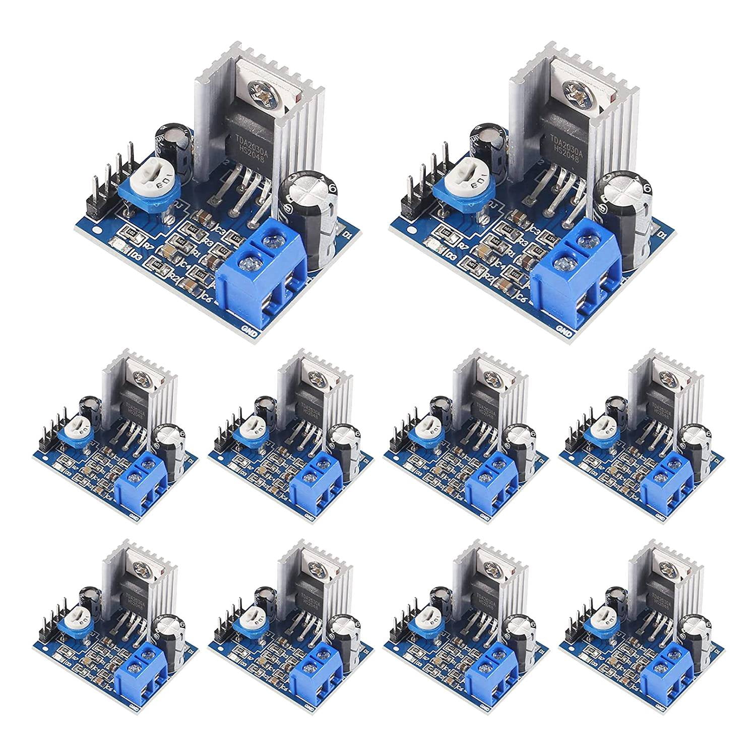 10Pcs TDA2030A Audio Amplifier Module TDA2030 Amplifier Board, Input