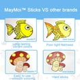 thumbnail image 4 of MayMoi Color Pencils | Non-Toxic, Quick Drying & No Mess Paint Sticks for Kids (12 Bright Colors), 4 of 7