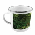 thumbnail image 2 of Rainforest Steel Camping Mug, Forest in Nepal Footpath Wildlife Spring Plant and Stones Moisture Water Print, Printed Thermal Cup for Camping and Outdoor Activities, by Ambesonne, 2 of 2