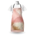 thumbnail image 2 of Pink Apron, Contemporary Artwork Design Cloudy Look Brush Strokes Abstract Interpretation, Unisex Kitchen Bib with Adjustable Neck for Cooking Gardening, Adult Size, Blush Eggshell Fawn, by Ambesonne, 2 of 3