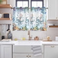 thumbnail image 2 of Octopus Coastal Kitchen Curtains Window Panels, Summer Nautical Starfish Coral Ocean Insulated Window Treatment Curtain, Grommet Curtains for Bedroom/Living Room/Bathroom, 2 Piece 52"Wx45"L, 2 of 8