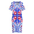 thumbnail image 3 of Azulejos portugueses Preciosos Patrs. Vestido con bolsos para mujer, ropa elegante para fiestas., 3 of 6