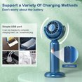 thumbnail image 5 of abanico portátil,Turbo ventilador de mano con carga USB pequeño ventilador portátil de escritorio para exteriores Adepaton BST3007984-3, 5 of 5