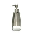 thumbnail image 1 of Refillable Soap Dispenser Brushed Stainless Steel and Glass Design for Modern Kitchen and Bathroom, 1 of 7