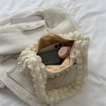 thumbnail image 2 of Monedero Lady Casual Cloud con broches Satchel Bags para fiesta (blanco), 2 of 7