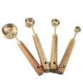 thumbnail image 4 of Mosiee Elegant Design 14Ml Measuring Spoons Cup With Wood Handle Stainless Steel Tool, 4 of 9