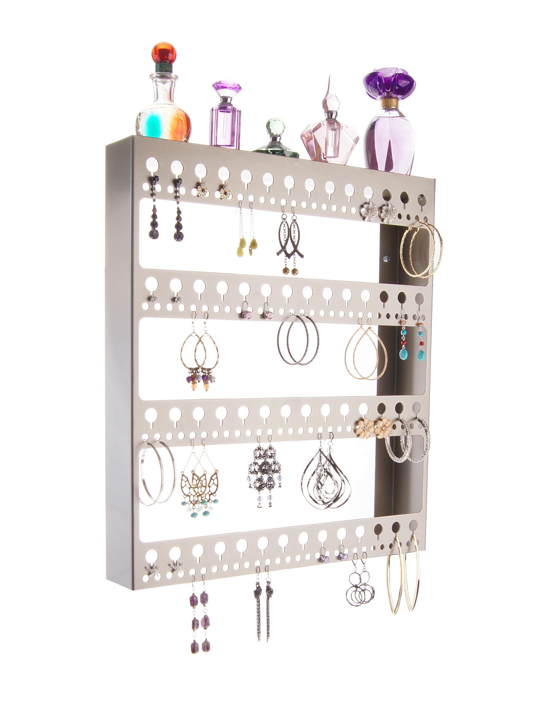 Angelynn S Wall Mount Large Earring Holder Hanging Jewelry