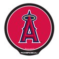 thumbnail image 3 of PowerDecal PWR4001 Decal MLB (R) Series Anaheim Angels Logo; Backlit LED; Round; Red/ Blue/ Gold/ White; Black Plastic; 4.5 Inch Diameter, 3 of 3