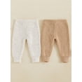 thumbnail image 4 of Suealasg 3-Pack Toddler Babies Boys Joggers Pants 6M 12M 18M 2T 3T Children Boys  Elastic Waistband Knit Sweater Pants Lounge Athletic Pants Spring Fall Sweatpants for Kids Boys, 4 of 7
