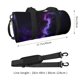 thumbnail image 2 of Fotbe Purple And Blue Nebula Bolsa Deportiva de Lona Plegable con Estampado, Bolsa de Gimnasio con Bolsillo Seco/Húmedo, Bolsa de Viaje Ultraligera de Gran Capacidad, 2 of 6