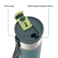 thumbnail image 3 of Contigo DualSip 16 oz Compact Leakproof Insulated Water Bottle with 2-Way Lid, 3 of 6