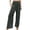 Green1, variant on yunLCZ Women's Straight Leg Pants High Wa Linen Pants Women Summer Wide Leg Pants Drawstring Elastic Waist Pants High Waisted Pants Casual Beach Trousers