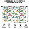 thumbnail image 2 of Blackout Kids Curtains,Dinosaur with ROAR Pattern Childrens Insulated Curtains Set Of 2,Bedroom Essentials,Toddler Room Decor 42"x54", 2 of 5