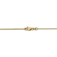 thumbnail image 4 of Real 14kt Yellow Gold 1.0mm Octagonal Snake Chain; 16 inch; Lobster Clasp; for Adults and Teens; for Women and Men, 4 of 5