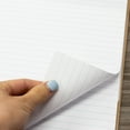 thumbnail image 4 of BAZIC Perforated Writing Pad, 50 Sheets 8.5"x11.75", White, 6-Pack, 4 of 7