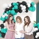thumbnail image 4 of Kit con forma de arco con forma de guirnalda con forma de globo, diseño Cunnikku, azul, negro y blanco, 4 of 7