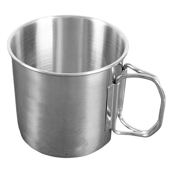 Homoyoyo Stainless Steel Metal Drinking Cup Set for Camping, Coffee, Outdoor Use - , Lightweight, 1 Set