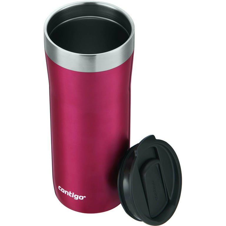 Contigo 24 oz. Streeterville Vacuum Insulated Stainless Steel Tumbler with Straw Dragon Fruit