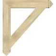 thumbnail image 3 of Ekena Millwork 6"W x 40"D x 44"H Traditional Arts & Crafts Rough Sawn Bracket, Douglas Fir, 3 of 4