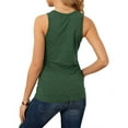 thumbnail image 4 of Langwyqu Summer Sleeveless Tank Tops Women Solid Color Slim Fit Casual Tops, 4 of 5