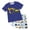 outfit sets-Blue, variant on kpoplk Toddler Baby Boys Summer Clothes 18M-3T 2Pcs Set Race Car Dinosaur Print Short Sleeve T-Shirt and Shorts(Black,3-4 Y)