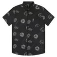 thumbnail image 6 of Men’s Short Sleeve Donut Print Button Up Shirt – Funny Novelty Casual Top – Birthday, Party & Summer Gift, 6 of 7