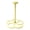 Yellow, variant on Rotating Bird Toy with 60-Degree Spin PLA Material 23cm Height for Cage Enrichment and Interactive Play
