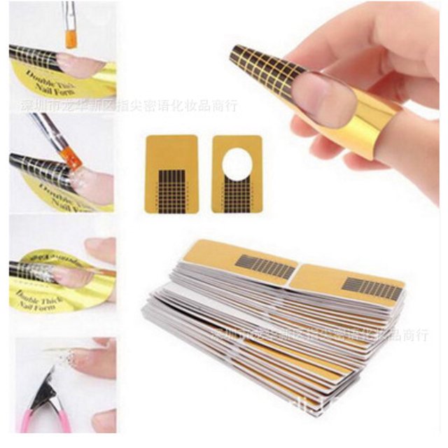 Suministros de manicura bandeja de papel para uñas de fototerapia bandeja de papel rectang Abanopi 1