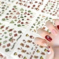 thumbnail image 3 of Pegatinas de uñas Spebozy, 30 hojas, autoadhesivas en 3D, para Navidad, 3 of 6