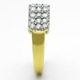 thumbnail image 4 of Women's Two-Tone Engagement Ring with AAA Grade CZ Center - Size 5, 4 of 4