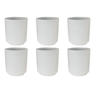 Luminarc 21 oz. Working Glass Storage Jar/Cooler w/ White Lids 4