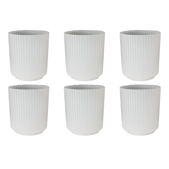 Mesa PP Drinking Glass - White - 15 oz - Set of 6