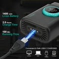 thumbnail image 4 of VGR 378 Electric Shavers for Men, Triple Floating Blade Foil Shaver Cordless Men's Electric Razor, 9000 RPM Motor Bald Shavers Titanium Foils with LED Display, Barber Supplies (Red), 4 of 6
