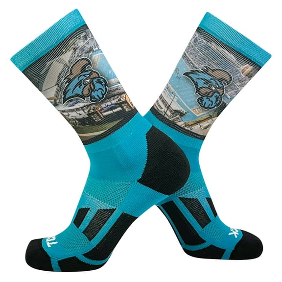 TCK Coastal Carolina Chanticleers stadium NCAA Licensed Crew Socks (8-13)