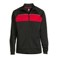 Athletic Works Men's and Big Men's Track Jacket, Sizes up to 5XL