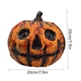 thumbnail image 3 of JJKBVCLO Unique Desktop Ornament Decorative Pumpkin Figurine Perfect For Home Shelf Thanksgiving Fall Seasonal Display, 3 of 7