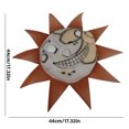 thumbnail image 3 of Mascarilla facial de Halloween con diseño de payaso, sol y luna, de látex, para juego de terror, cosplay, disfraz de Halloween, 3 of 14