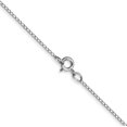 thumbnail image 4 of Solid 10k White Gold 0.6mm Carded Curb Chain - 24", 4 of 9