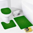 thumbnail image 2 of GZHJMY Bathroom Mat set of 3， Saint Patrick's Day Seamless Background 3 Pieces Bath Mats Set for Bathroom, Vintage Style Non-Slip Washable Cover Floor Rug Decorations for Kitchen Bathroom Bedroom, 2 of 6