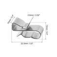 thumbnail image 2 of Uxcell 55Pcs Trailer Wiring Clips, 0.9" Length Solar Panel Wire Clips Stainless Steel Double Wire Trailer Wire Clips, 2 of 6