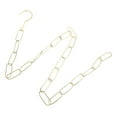 thumbnail image 2 of Heavy Duty Iron Chain for Garment Clothes Display Long Hanging Chain with Hooks Decorative Chain Market Clothes Display Chain Hanging Clothing Chain, 2 of 8