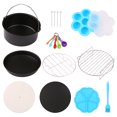 thumbnail image 1 of 10 Uds. Accesorios para parrilla de barbacoa juego de herramientas para freidora herramientas para asar a la parrilla de acero inoxidable alfombrillas es para parrilla para, 1 of 8