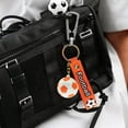 thumbnail image 4 of Soccer Football Keychains, Soccer Gifts Key Ring, Sports Fan Silicone Key Rings for Backpack, Sport Ball Car Keyrings Cute Soccers Ball Keyring, 4 of 6