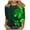 Green, variant on Staron St. Patrick's Day T-Shirt for Women Casual Printed Round Neck Three Quarter Sleeve Loose Top, Green L