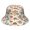 Mushroom and Toadstool Beige Pattern, variant on Mushroom and Toadstool Black Pattern Bucket Hat, Travel Foldable Hat with Wide Brim & Breathable Fabric, Foldable Design Gifts for Hiking Camping Fishing Beach