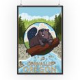thumbnail image 2 of Corvallis, Oregon, Beaver (16x24 Giclee Gallery Art Print, Vivid Textured Wall Decor), 2 of 3