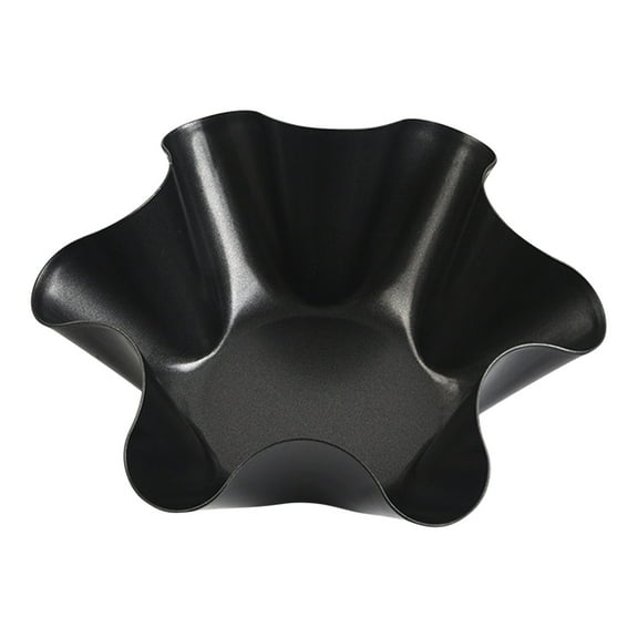Tortilla Pan Set - Non-Stick Carbon Steel Taco Salad Bowl Makers Tortilla Shell Pans, Bake Taco Shells, Flower-Shaped Baking Mold Kitchen