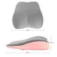 thumbnail image 4 of Memory Foam Lumbar Back Support lumbar support Cushion Pillow for Office Chair Navy, 4 of 9